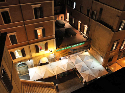 Rampa Mignanelli view restaurant La Rampa Rome Piazza Mignanelli